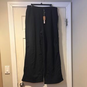 Skims Vintage Fleece Sweatpants in Washed Onyx L